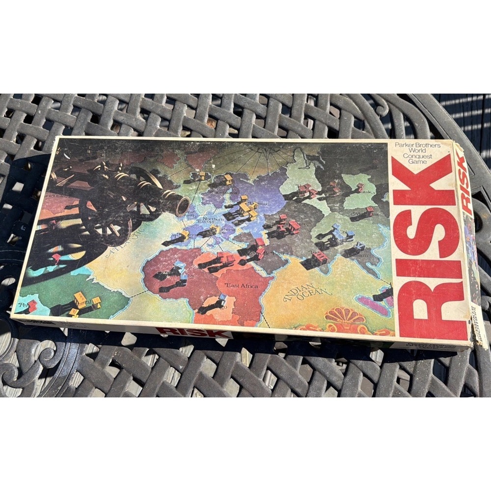 Vintage‎ 1975 Risk World Conquest Game Parker Bros #44 Complete